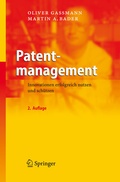 Cover: Patentmanagement - Springer
