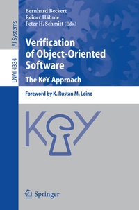 Enlarge image Cover: Verification of Object-Oriented Software. The KeY Approach - Springer