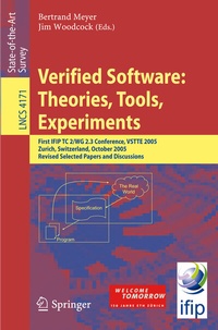 Abbildung von: Verified Software: Theories, Tools, Experiments - Springer
