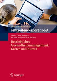 Abbildung von: Fehlzeiten-Report 2008 - Springer