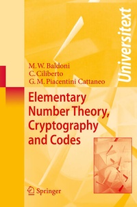 Enlarge image Cover: Elementary Number Theory, Cryptography and Codes - Springer