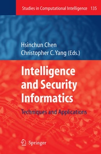 Abbildung von: Intelligence and Security Informatics - Springer