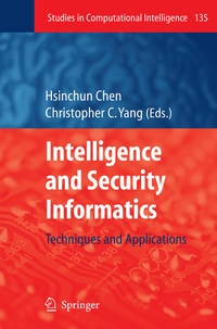 Enlarge image Cover: Intelligence and Security Informatics - Springer