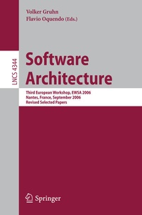 Enlarge image Cover: Software Architecture - Springer