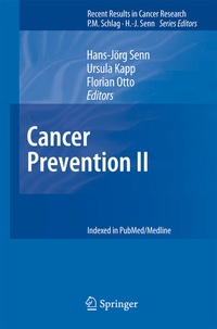 Enlarge image Cover: Cancer Prevention II - Springer