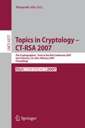 Cover: Topics in Cryptology - CT-RSA 2007 - Springer