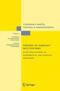 Cover: Theory of Sobolev Multipliers - Springer