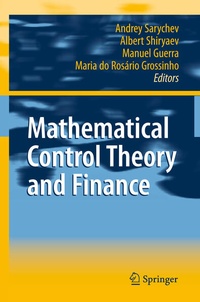 Enlarge image Cover: Mathematical Control Theory and Finance - Springer