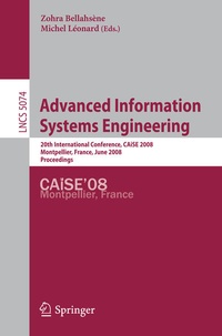 Enlarge image Cover: Advanced Information Systems Engineering - Springer
