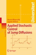 Cover: Applied Stochastic Control of Jump Diffusions - Springer