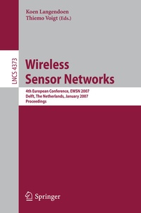 Enlarge image Cover: Wireless Sensor Networks - Springer
