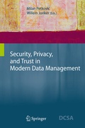 Cover: Security, Privacy, and Trust in Modern Data Management - Springer