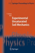 Cover: Experimental Unsaturated Soil Mechanics - Springer