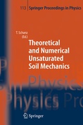 Cover: Theoretical and Numerical Unsaturated Soil Mechanics - Springer