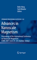 Cover: Advances in Nanoscale Magnetism - Springer