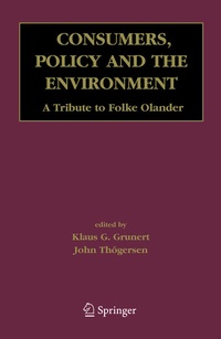 Enlarge image Cover: Consumers, Policy and the Environment - Springer