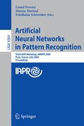 Cover: Artificial Neural Networks in Pattern Recognition - Springer