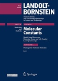 Cover: Diamagnetic Diatomic Molecules, Part 1 - Springer