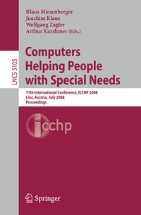 Abbildung von: Computers Helping People with Special Needs - Springer