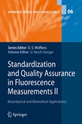 Cover: Standardization and Quality Assurance in Fluorescence Measurements II - Springer