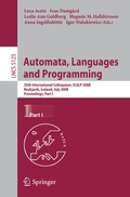 Cover: Automata, Languages and Programming - Springer