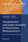 Cover: Standardization and Quality Assurance in Fluorescence Measurements II - Springer