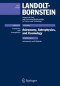 Cover: Instruments and Methods - Springer