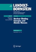 Cover: Nuclei with Z=55...100 - Springer