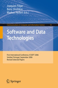 Enlarge image Cover: Software and Data Technologies - Springer