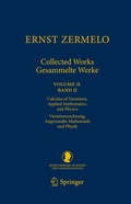 Cover: Ernst Zermelo - Collected Works/Gesammelte Werke II - Springer