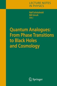 Abbildung von: Quantum Analogues: From Phase Transitions to Black Holes and Cosmology - Springer