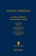 Cover: Ernst Zermelo - Collected Works/Gesammelte Werke II - Springer