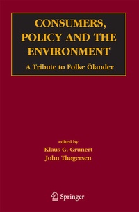 Enlarge image Cover: Consumers, Policy and the Environment - Birkhauser Boston Inc