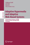 Cover: Adaptive Hypermedia and Adaptive Web-Based Systems - Springer