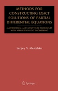 Cover: Methods for Constructing Exact Solutions of Partial Differential Equations - Springer
