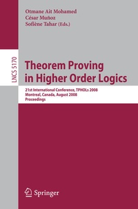 Enlarge image Cover: Theorem Proving in Higher Order Logics - Springer
