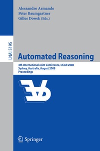 Enlarge image Cover: Automated Reasoning - Springer