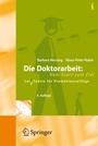 Cover: Die Doktorarbeit: Vom Start zum Ziel - Springer