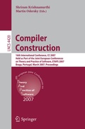 Cover: Compiler Construction - Springer