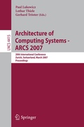 Cover: Architecture of Computing Systems - ARCS 2007 - Springer