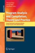 Cover: Program Analysis and Compilation, Theory and Practice - Springer