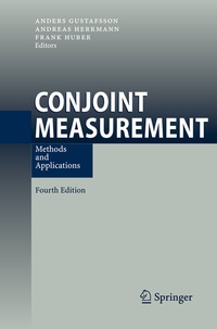 Enlarge image Cover: Conjoint Measurement - Springer