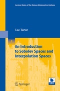 Cover: An Introduction to Sobolev Spaces and Interpolation Spaces - Springer