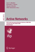 Cover: Active Networks - Springer