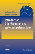 Cover: Introduction &agrave; la r&eacute;solution des syst&egrave;mes polynomiaux - Springer