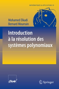 Abbildung von: Introduction à la résolution des systèmes polynomiaux - Springer
