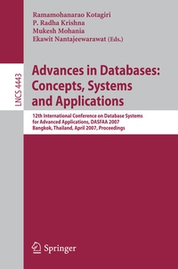 Enlarge image Cover: Advances in Databases: Concepts, Systems and Applications - Springer