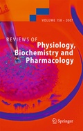 Cover: Reviews of Physiology, Biochemistry and Pharmacology 158 - Springer