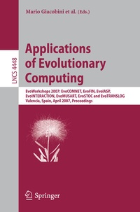 Enlarge image Cover: Applications of Evolutionary Computing - Springer