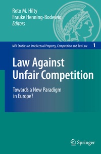 Enlarge image Cover: Law Against Unfair Competition - Springer